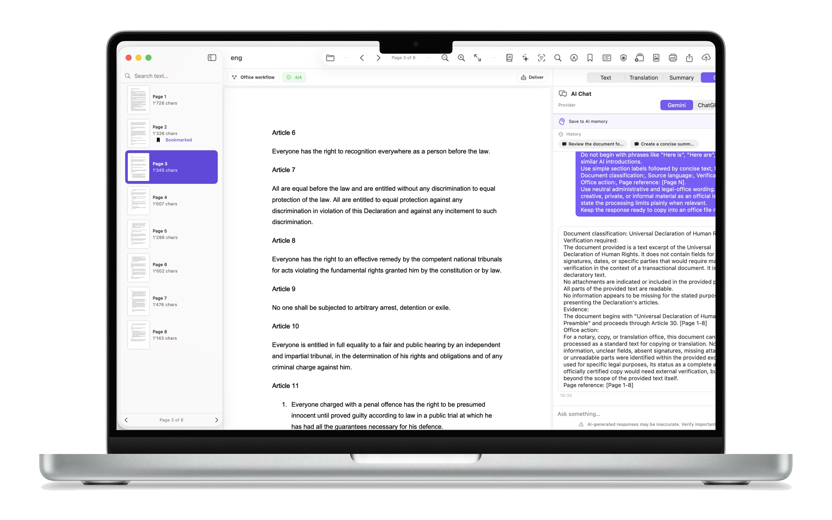 AI Memory and Document History on Mac