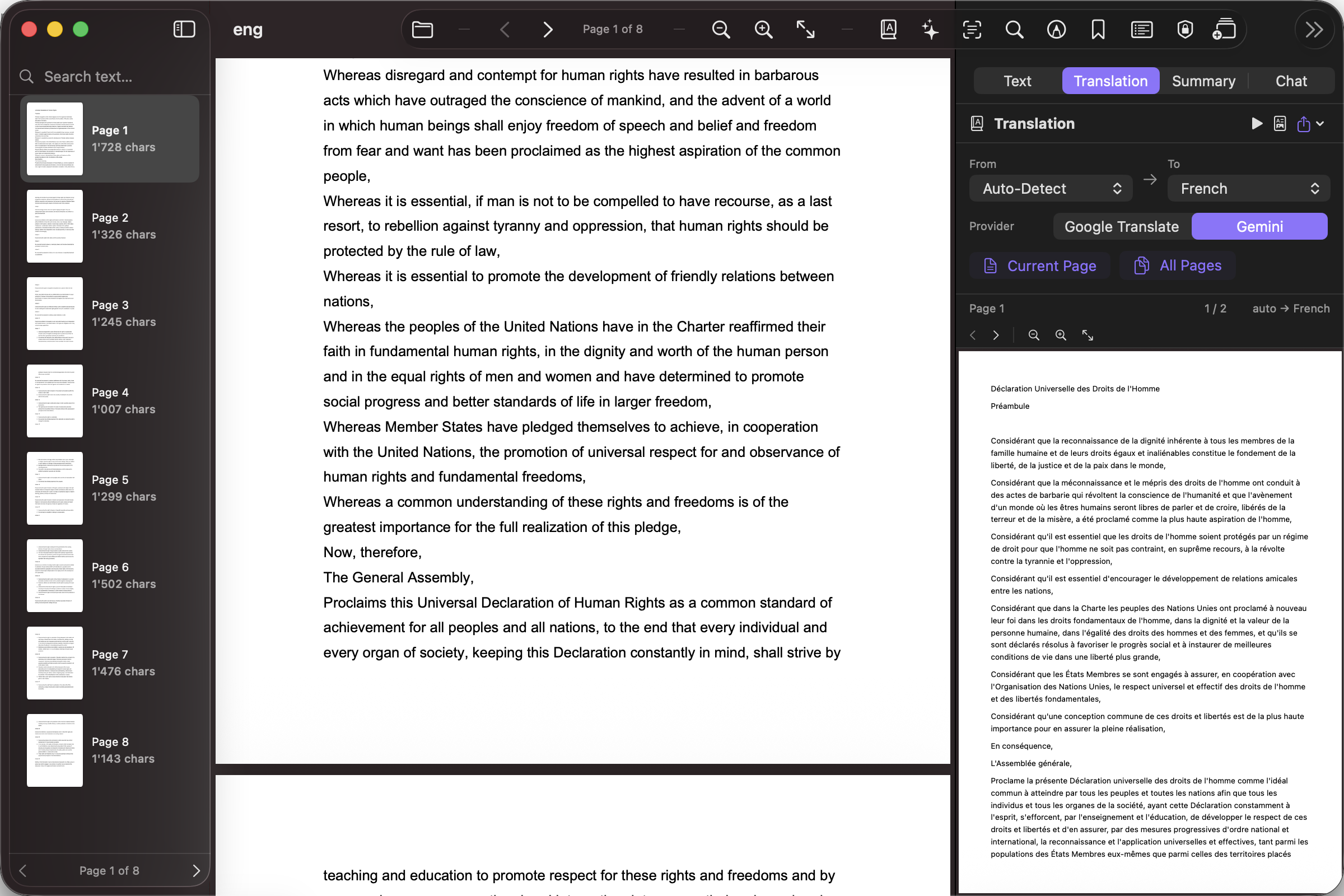 PDF Translation — Translate PDFs into 54 languages